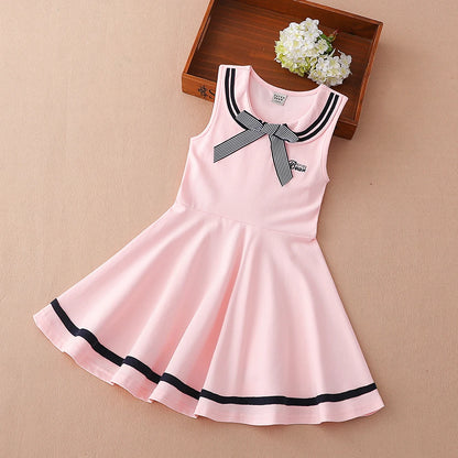 Kids Dresses for Girls Clothes Cotton Summer Dresses for 5 6 7 8 9 10 11 12 Years Casual Sleeveless Children&
