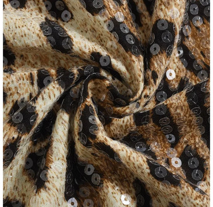 Tank Top for Women 2025 Summer New Pearl Leopard Print Small Sleeveless T-shirt Sexy Exposed Navel and Waist Color Blocked Vest