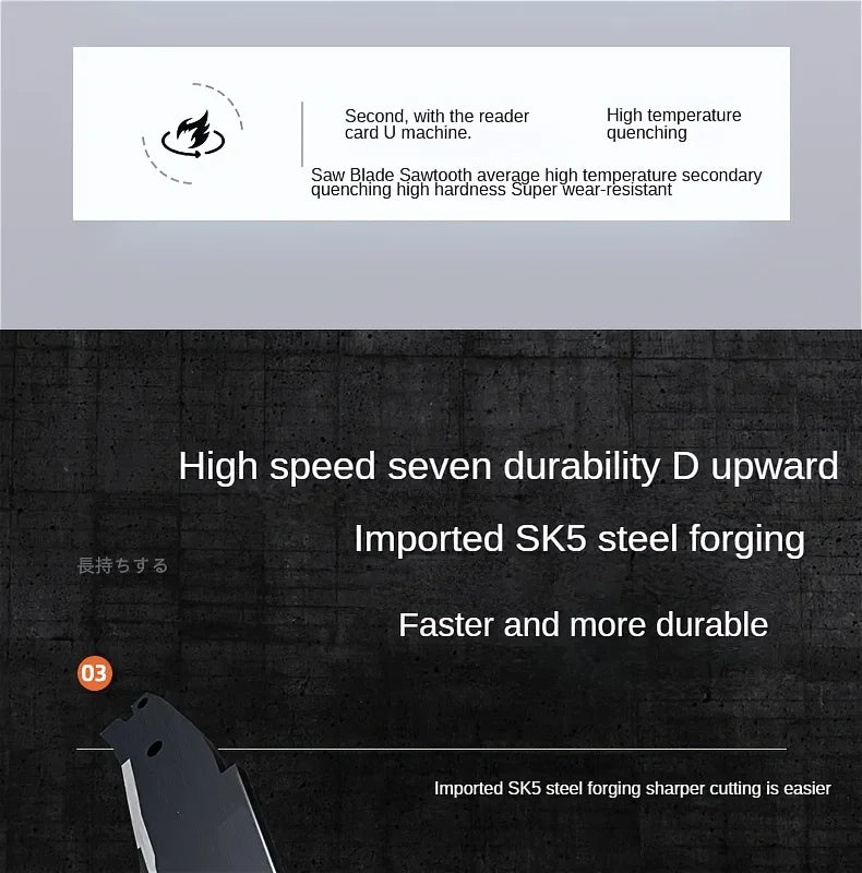 Compact Hand Saw，Sharp SK5 Steel Blade，Durable Gardening Tool，Achieve Efficient Cutting，Wood Cutting Tools，