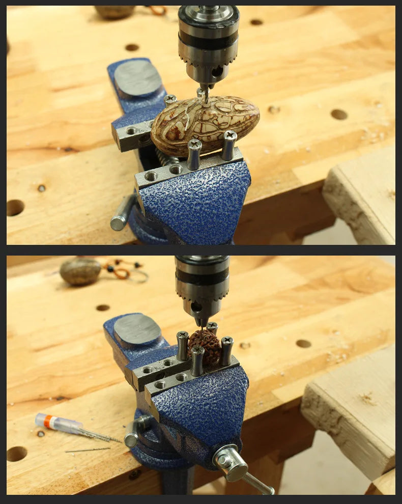 Hand Crank Drill Multi-Function Hole Driller Woodworking Manual Drill for Home Use Hand-Held Wood Drilling Tool Specialized Tool