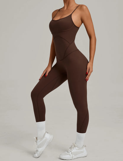 Padded One-Piece Yoga Clothes Sportswear Women&