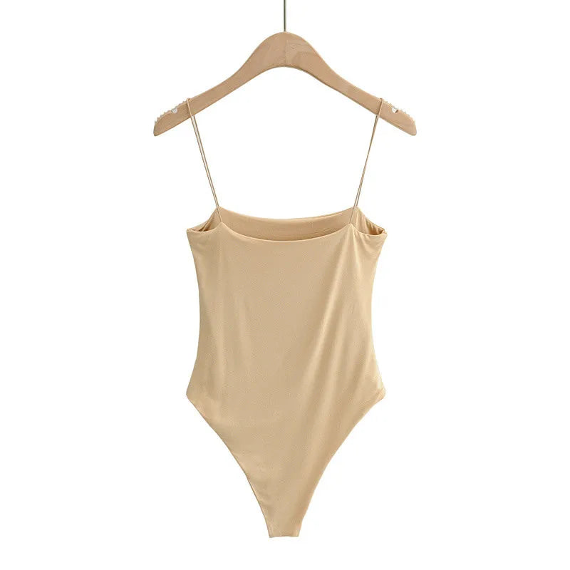 BRADELY MICHELLE 2022 Summer Women Rompers Slim Underwear Waist Camisole Sleeveless Tops Bodysuits Streetwear Jumpsuits