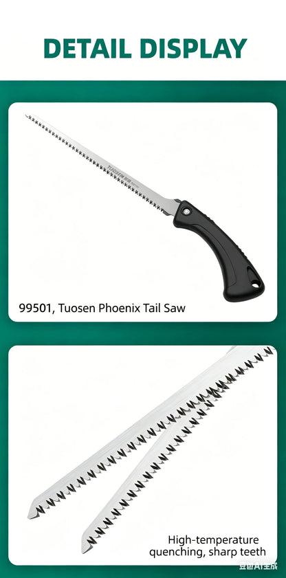 SK5 Flush Cut Saw Handheld Pruning Saw for Woodworking Tree Branch Trimming Sharp Swallowtail Saw Garden Forestry Tool
