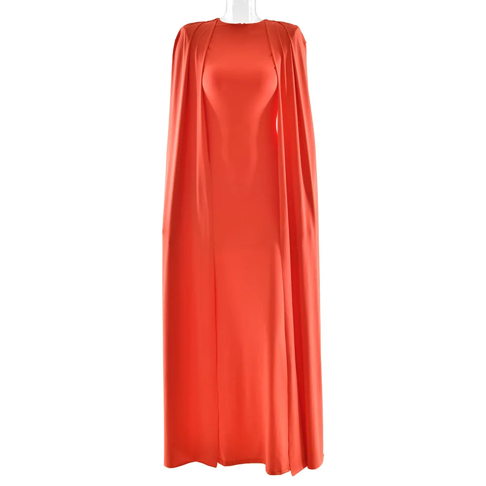 2025 New Fashion High Waist Evening Dress for Women Polyester Fabric Gathered Skirt Tight Fit Gown for Parties And Banquets