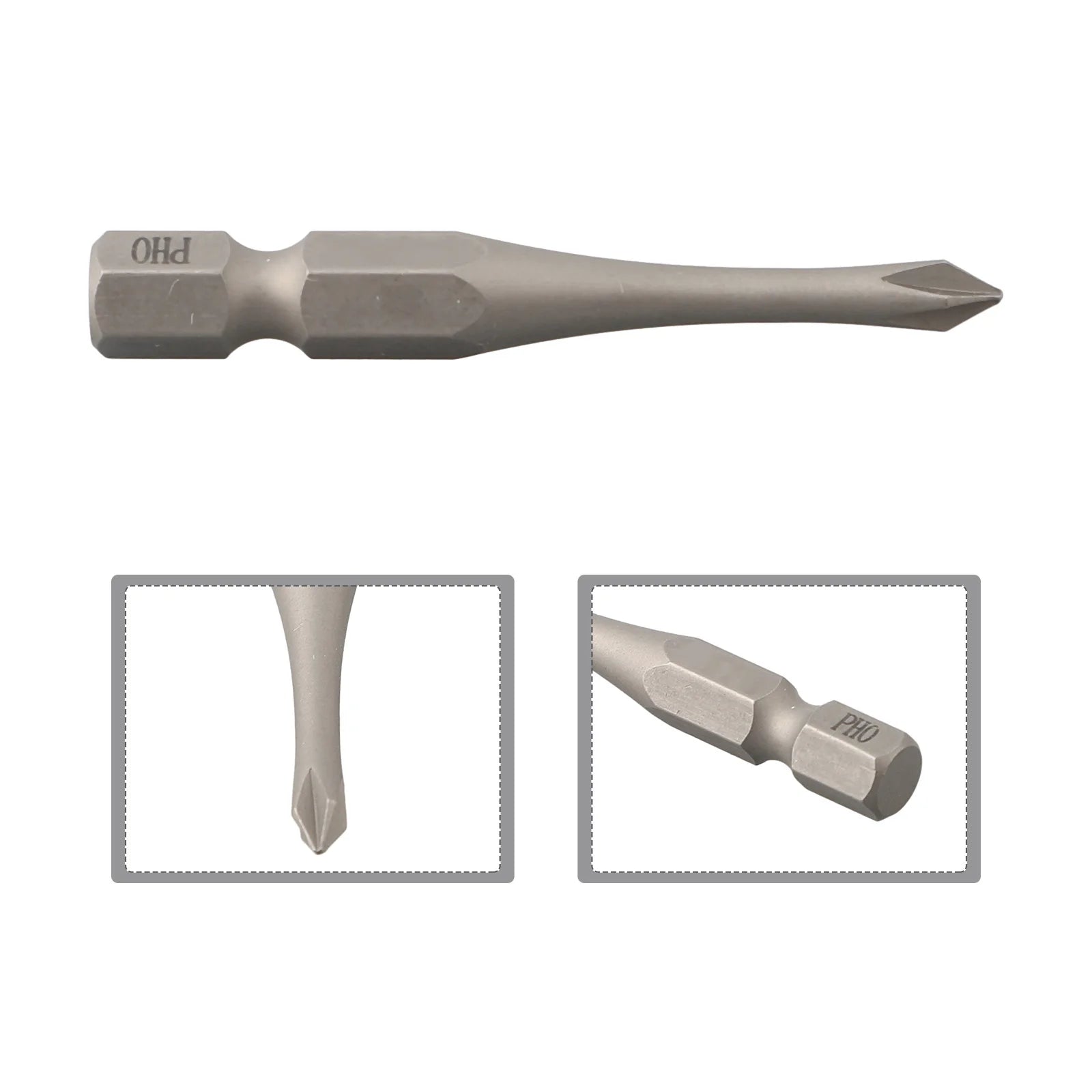 1pc 50mm Length 1/4Inch Hex Slotted Cross Screwdriver Bits PH1 PH2 PH3 SL3 SL4 SL5 SL6 Alloy Steel Electric Screw Drivers Tools