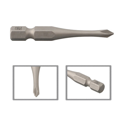 1pc 50mm Length 1/4Inch Hex Slotted Cross Screwdriver Bits PH1 PH2 PH3 SL3 SL4 SL5 SL6 Alloy Steel Electric Screw Drivers Tools
