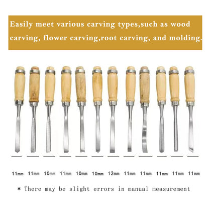 Wood Carving Tools Wood Hand Chisels Hand Chisels Wood Carving Hand Chisel Set Woodworking Professional Lathe Gouges Tools