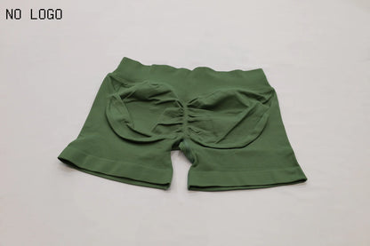 Shorts 4.5 Gym Woman Scrunch Shorts Low Ribbed Band Workout Seamless Shorts Booty Hight Stretch Running Gym Sporty Shorts