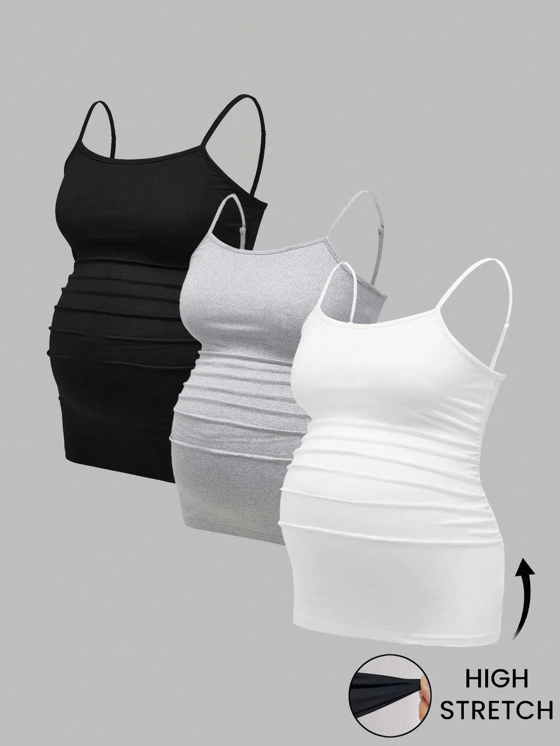 3-pack maternity tank tops for women, summer casual sports yoga tops, T-shirts for summer
