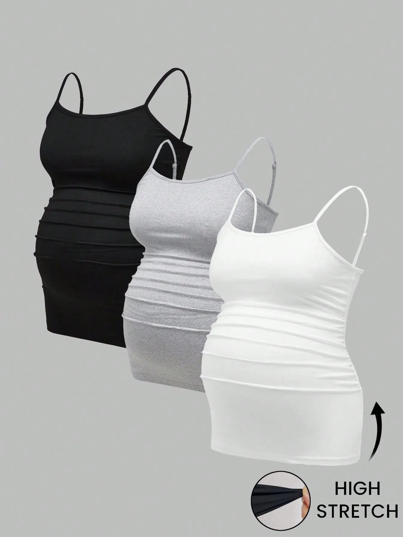 3-pack maternity tank tops for women, summer casual sports yoga tops, T-shirts for summer
