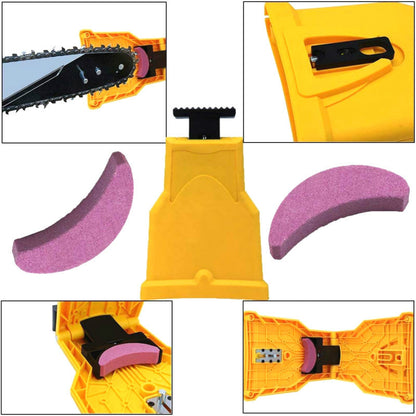 Chainsaw Teeth Sharpener Sharpens Saw Chain Sharpening Tool System Abrasive Tools Easy Sharp Fast Grinding for 14-20"