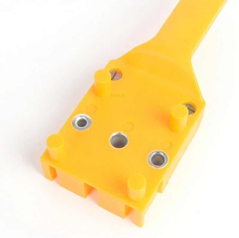 Woodworking Dowel Handheld Drill Guide and Hole Saw Tool 6/8/10mm Drill Bit For Carpentry Straight Hole Locator Clamp