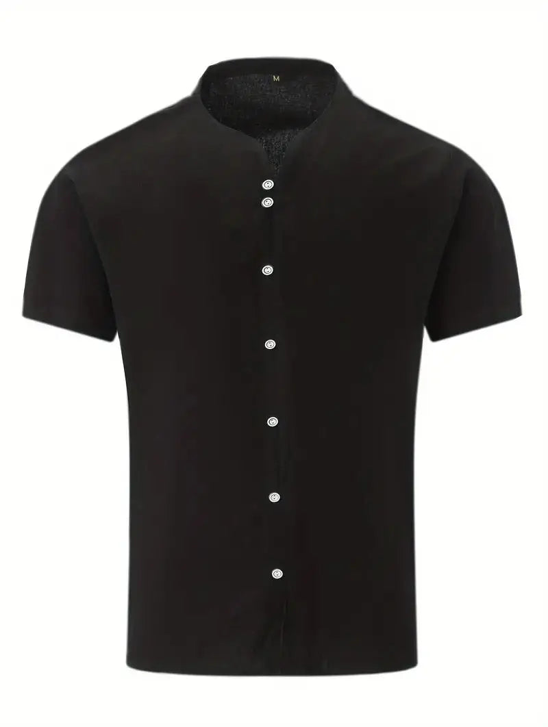 New linen shirt men&