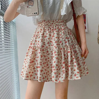 Short Mini Skirts For Women Korean Style Woman Skirt Chiffon Summer Offer Aesthetic Hot Harajuku Luxury Elegant Modest Stylish V