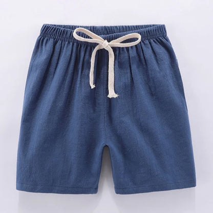 Short Pants Children Shorts for Boys Girls  Clothes Cotton Solid Breathable Summer  Casual Sports Beach Kids Shorts ElasticYoung