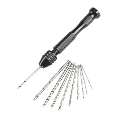 0.3-3.2mm  Small Hand  Drill Set  Woodworking Drilling Tools For Models Hobby DIY Jewelry Craft Hand Manual Drill Bit