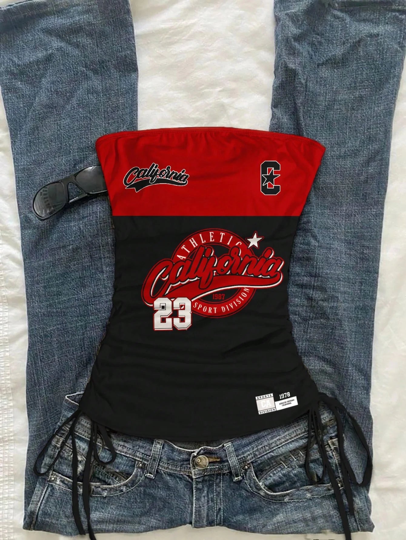 cropped top  ，Women&