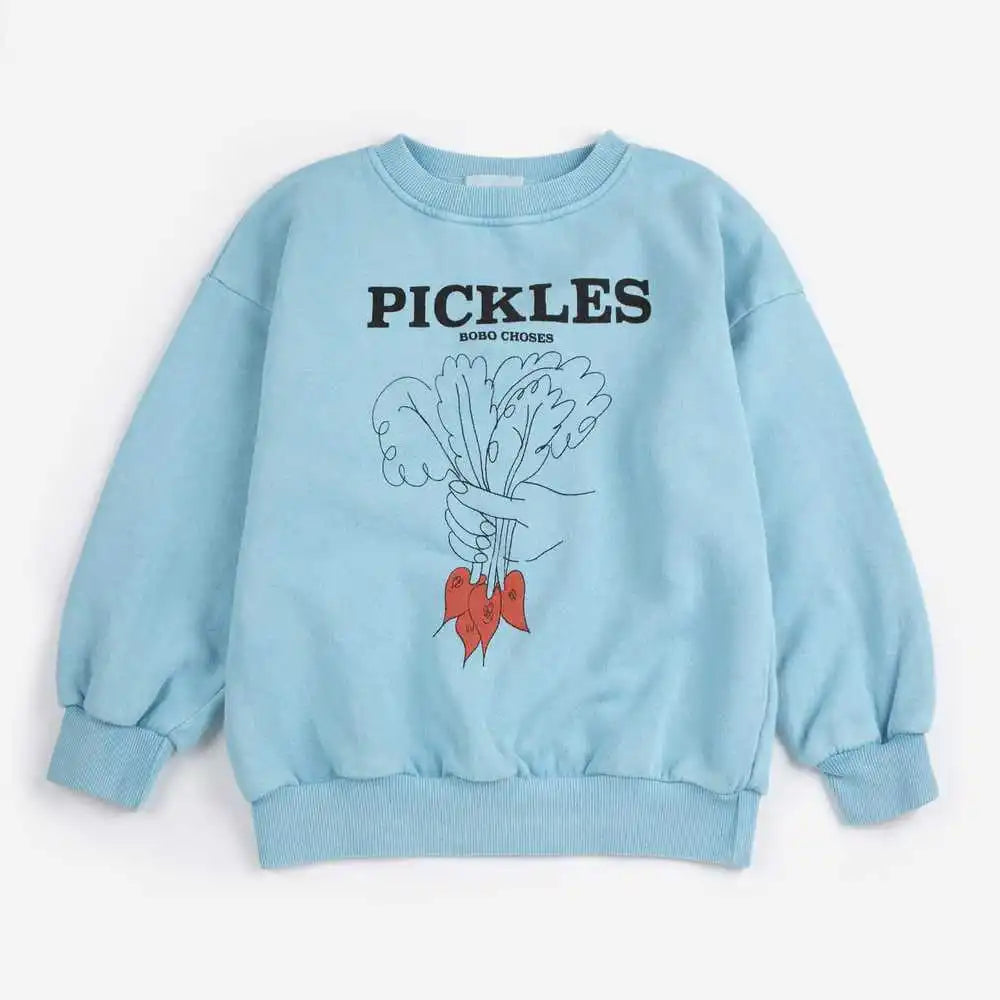 Kids Clothing 26 Boys Girls Hoodie Round Neck Plus Velvet Sweatshirt Girls Winter Clothes Boys Baby Tops Coat Child Clothing