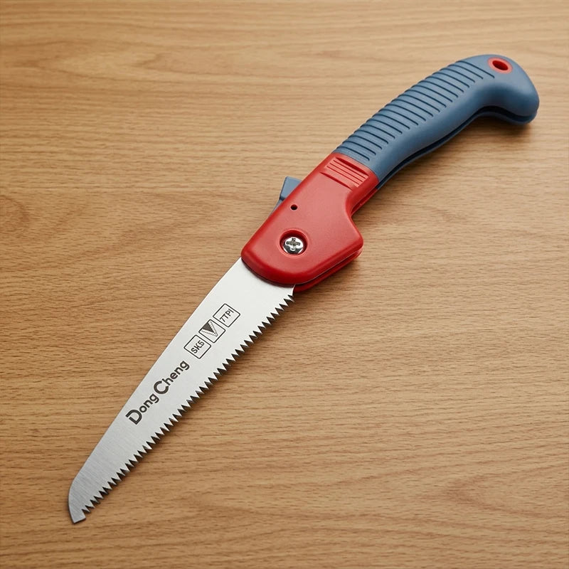 Folding Pruning Saw SK5 Alloy Steel Sharp Blade Portable Compact Garden Hand Tool for Tree Branch Wood Cutting Outdoor Camp