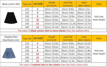 kids girls women panel casual skirts Mom daughter fashion sporty family matching spring summer skirt clothing