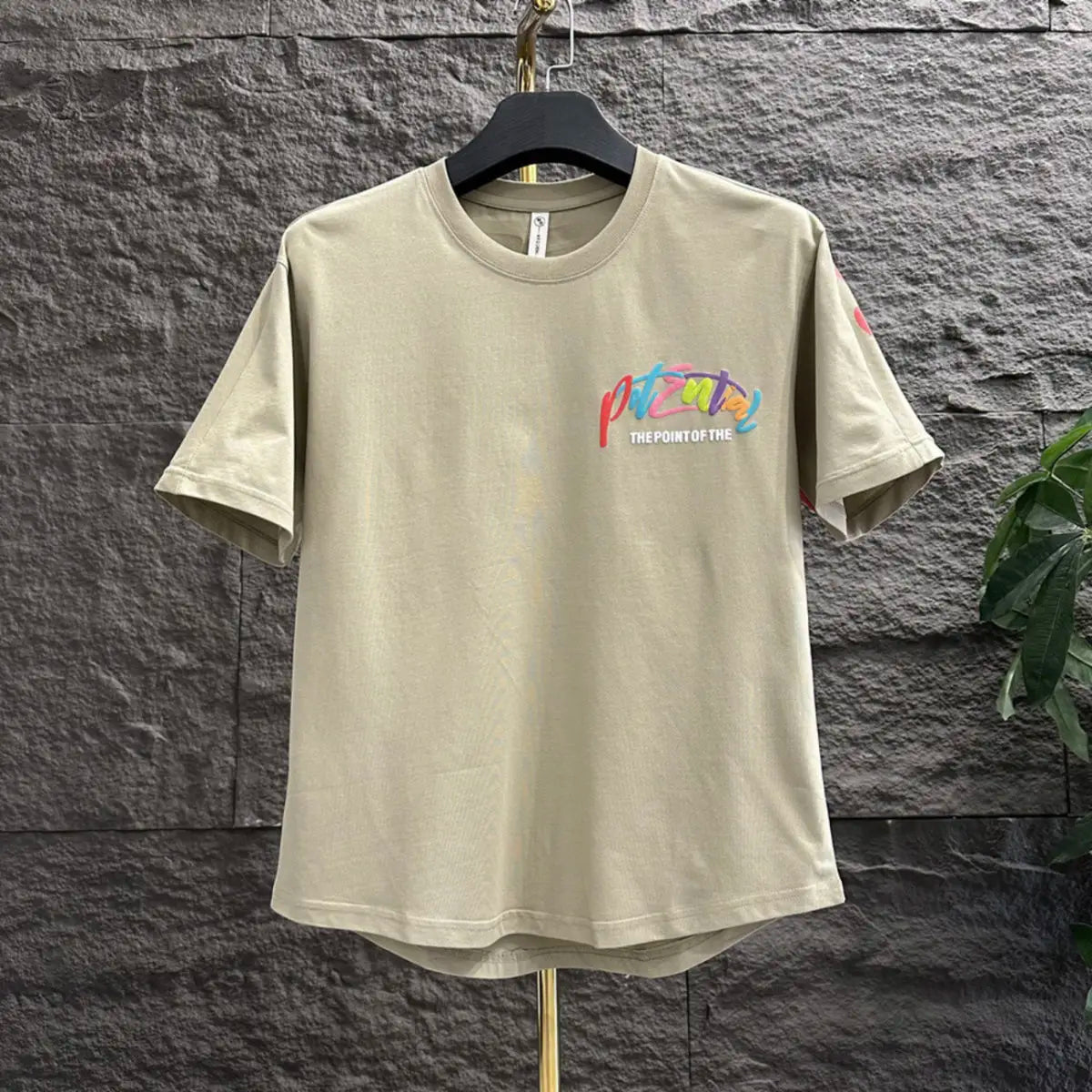 Top 100℅ Cotton Graphic T Shirt for Men Print Watercolor Fashion New In Cool Man Tee Shirts Xl Luxury High Quality S Streetwear
