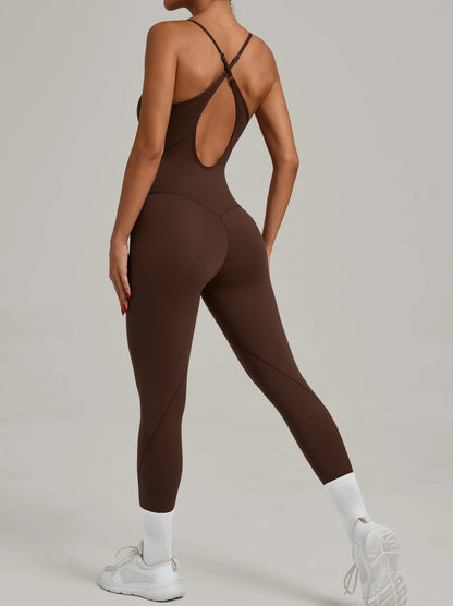 Padded One-Piece Yoga Clothes Sportswear Women&