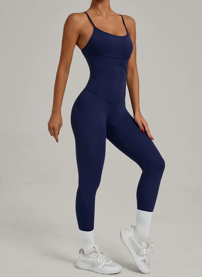 Padded One-Piece Yoga Clothes Sportswear Women&