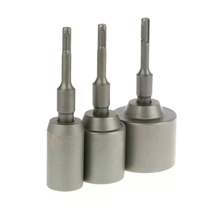 Forged Steel SDS-Plus Ground Rod Driver, Heavy Rotary Hammer Drills, T Post Drill Converter.