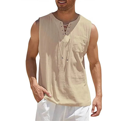 Summer Linen Shirts Men&