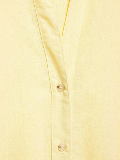 Spring Autumn Simple Linen Blend Long Sleeve Casual Shirt Summer Lapel Single Breasted Loose Chic Shirts Fashion Blouses Women