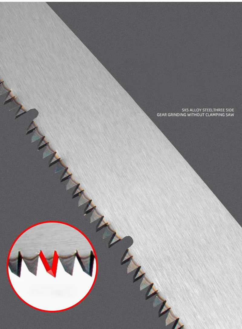 Handsaw Sharp Pruning Shear Reciprocating Waist Saw Cutter For Garden Fruit Tree Woodworking Trimming Tool With Protective Cover