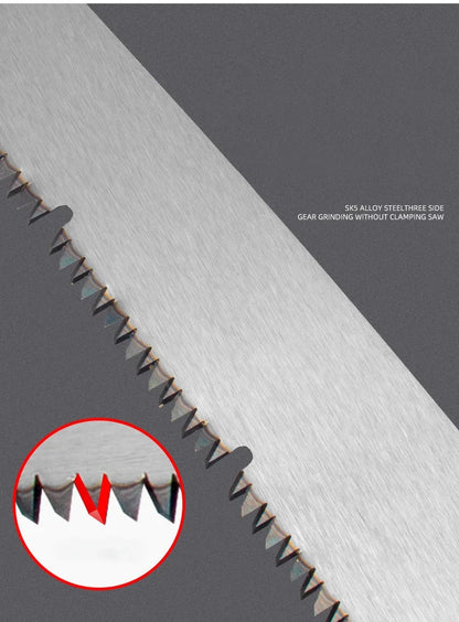 Handsaw Sharp Pruning Shear Reciprocating Waist Saw Cutter For Garden Fruit Tree Woodworking Trimming Tool With Protective Cover