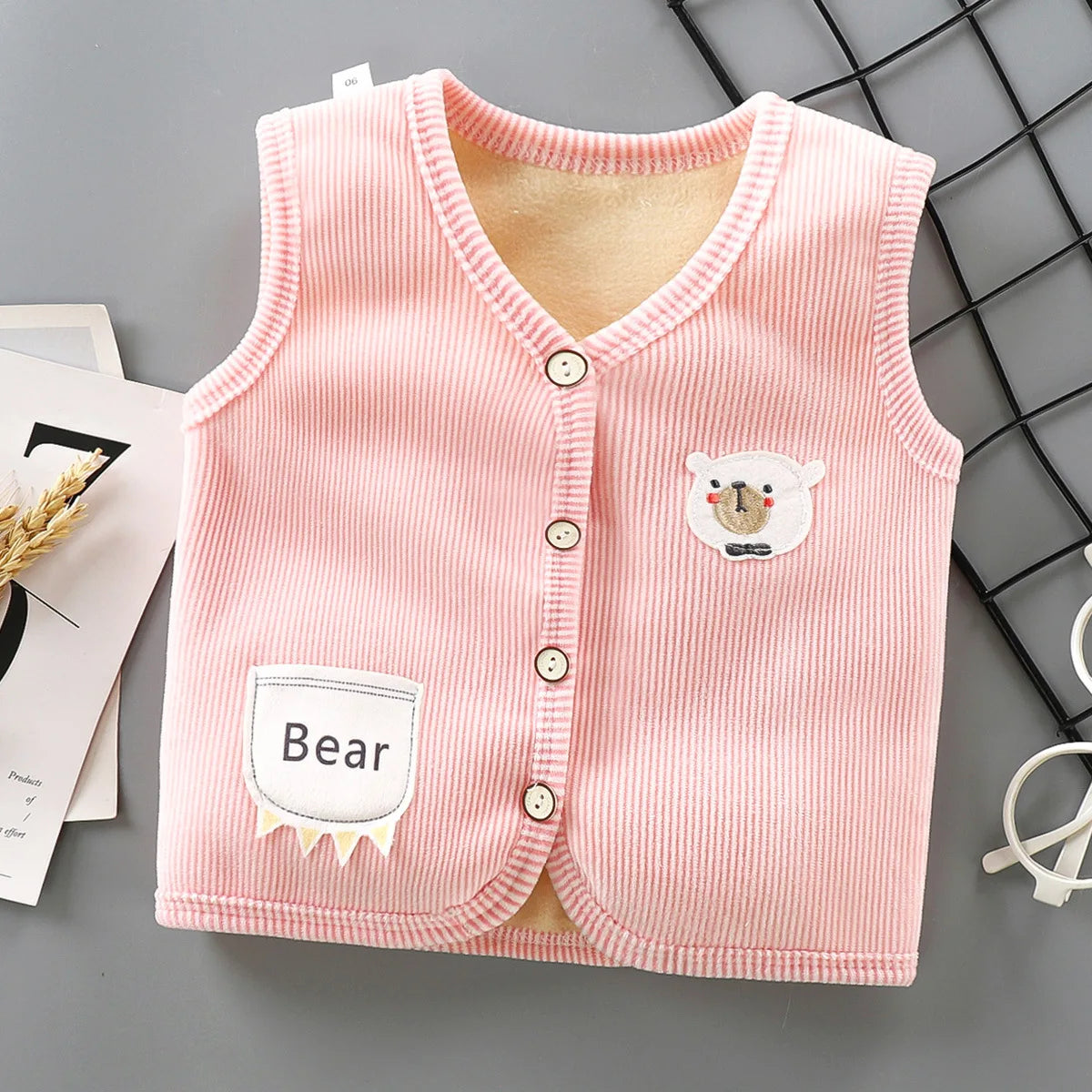 Kids Clothes Waistcoat Children&