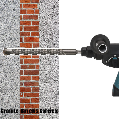 Extended Cross Electric Hammer Drill 110-500mm SDS Plus Through Wall Reinforced Concrete Hard Alloy Four Blade Impact Drill Bit