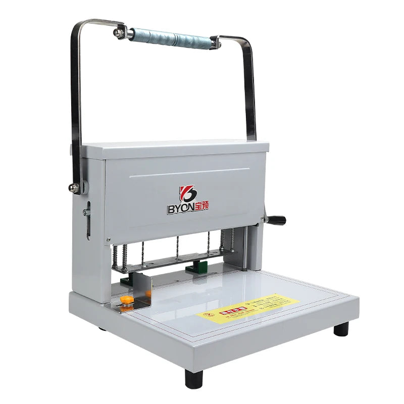 DK-45 Three Hole Punch Labor Saving Labor Variety Drills Manual 3 Motor The Drill Head Can Be Remove For Finance