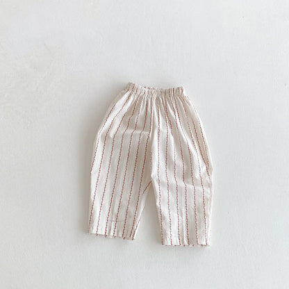 1-6 Year Old Kids Clothing Summer Thin Casual Trousers Fashion Korean Style Children Haren Pants Toddler Costume Child Long Pant