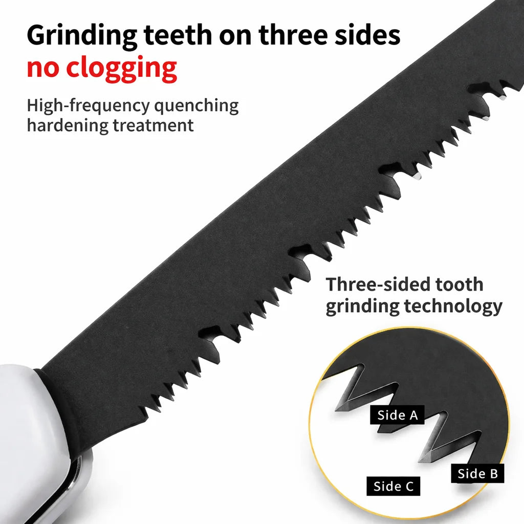 Folding Hand Saw, Multifunctional Outdoor Logging Woodworking Portable Saw, Garden Pruner for Tree Trimming, Gardening Tool