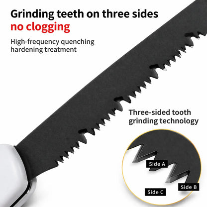 Folding Hand Saw, Multifunctional Outdoor Logging Woodworking Portable Saw, Garden Pruner for Tree Trimming, Gardening Tool