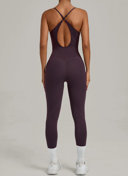 Padded One-Piece Yoga Clothes Sportswear Women&