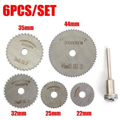 High Speed Steel Saws Blade Set Sharp Stable Non Deviation Suitable Wood Cutting Fits Drills Impact Drills DIY Woodworking Tools