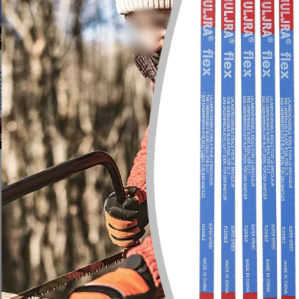 5PCS Hacksaw Blade 300mm M 35 Steel Hand Saw Blades For Blades 14T/18T/24T Bi-Metal For Meat Wood Cut For PVC Pipe Cutting