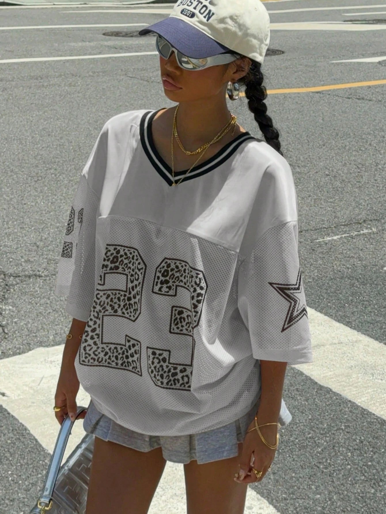 2025 New Sports Jersey Women Printed T-Shirt NO.23 Basketball Jerseys Streetwear Couple Same Style Oversized Men Woman Clothing
