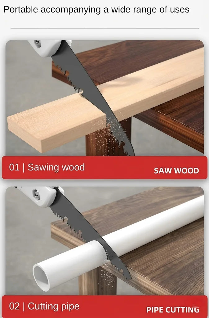 Folding Hand Saw, Multifunctional Outdoor Logging Woodworking Portable Saw, Garden Pruner for Tree Trimming, Gardening Tool