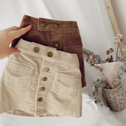 Short Skirt for Kids Girls Spring and Autumn Women&