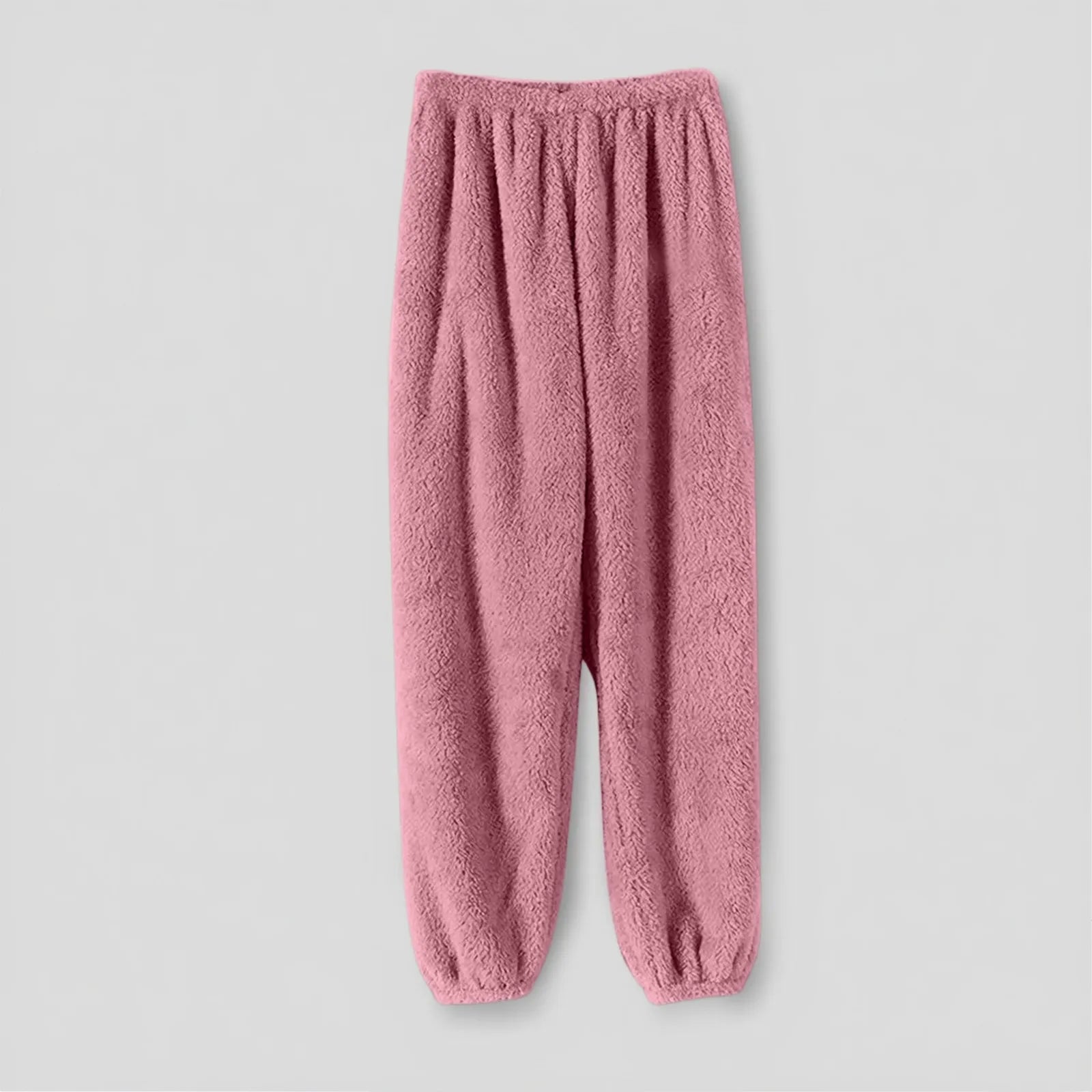Pajamas Pants For Women Warm Winter Solid Color Sleepwear Pyjamas Plush Pants Women Nightwear Fashionable Home Wear