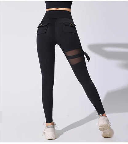Woman  New Style Hot Gym Wears Gym Training Sports  Cut Leggings Fitness Women   Rise  Yoga Tights