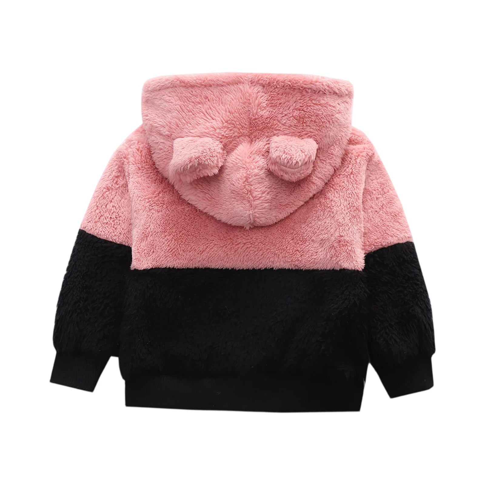 Hoodie Boys Toddler Little Boys Girls Fleec𝐞 Hoodie Pullover Sweatshirts Hooded Thick Bear Ears Shape Hoodies For Boys Age 2-8