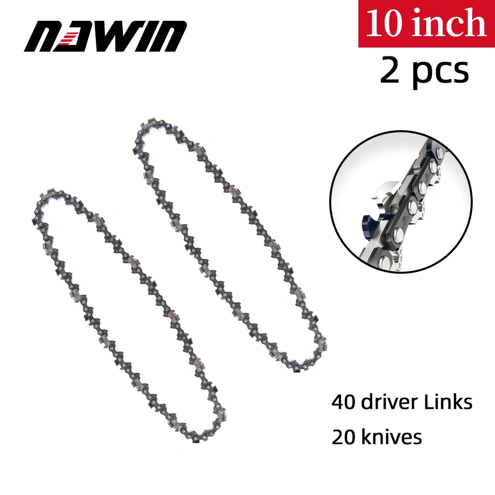 NAWIN Chains for electric chain saws 4/6/8/10/12/16 inch wood saws chain saws
