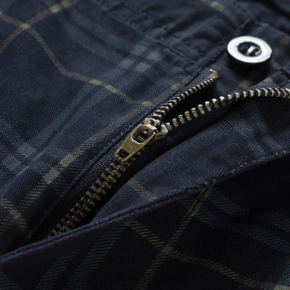 Men Shorts 2023 Fashion Plaid Beach Shorts Mens Casual Camo Camouflage Shorts Military Short Pants Male Bermuda Cargo Overalls