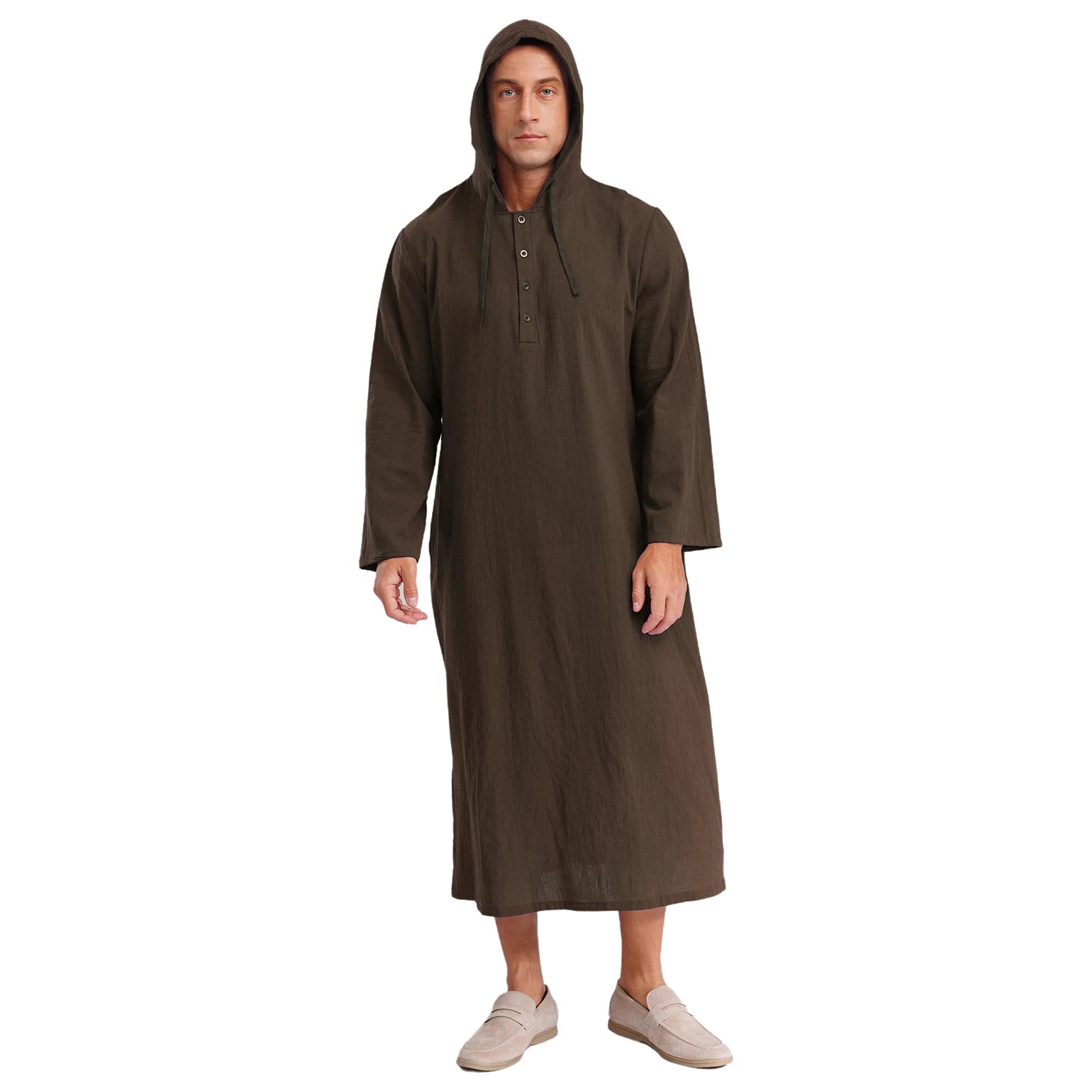 Islamic Kaftan Muslim Jubba Arabic  Thobe Men&